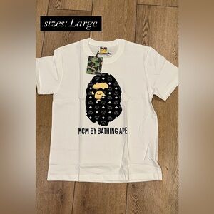 BAPE White Graphic T-Shirt